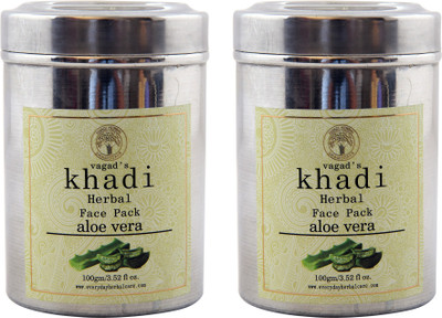 

Vagad's Khadi Aloevera Face Pack Pack of 2(200 g)