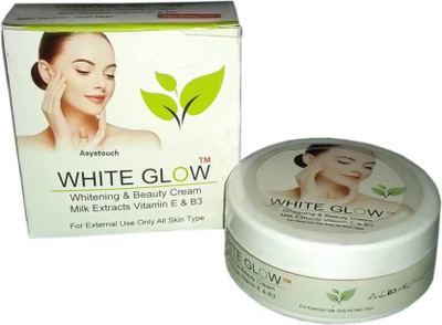 

Aayatouch White Glow Whitening & Beauty Cream (Milk Extract Vitamin E & B3 )(30 g)
