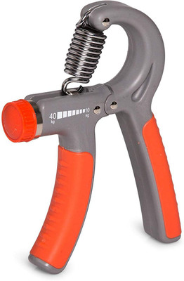 

QUINERGYS ™ Hand Grip Strengthener by Ergonomic Handle with Adjustable Resistance Hand Grip/Fitness Grip(Grey, Red)