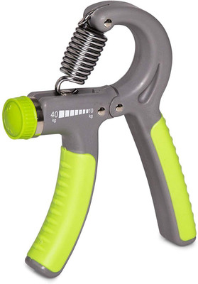 

QUINERGYS ™ Hand Grip Strengthener by Ergonomic Handle with Adjustable Resistance Hand Grip/Fitness Grip(Grey, Yellow)
