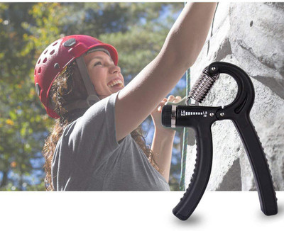 

QUINERGYS ® Adjustable Resistance Range 30-145 lbs, Non-Slip Gripper Hand Grip/Fitness Grip(Black)