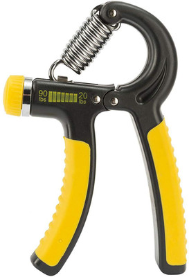 

QUINERGYS ® Hand Grip Strengthener - with Non-Slip Grips & Easy Tension Dial Technology Hand Grip/Fitness Grip(Black, Yellow)