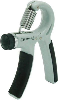 

QUINERGYS Adjustable Hand Grip Resistance Range 5-60KG Non-Slip Gripper Hand Grip/Fitness Grip(Black, Grey)