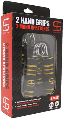 

QUINERGYS ™ Hand Strength Trainer,Non-slip Hand Gripper Hand Grip/Fitness Grip(Yellow, Black)