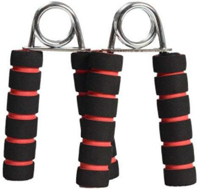 

QUINERGYS ® Foam Grip Rubber Ring. Adjustable, Comfort Handles Hand Grip/Fitness Grip(Red)