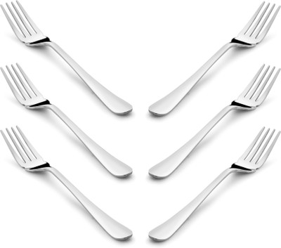 

Shapes Rose Fish Fork Stainless Steel Fisk Fork Set(Pack of 6)