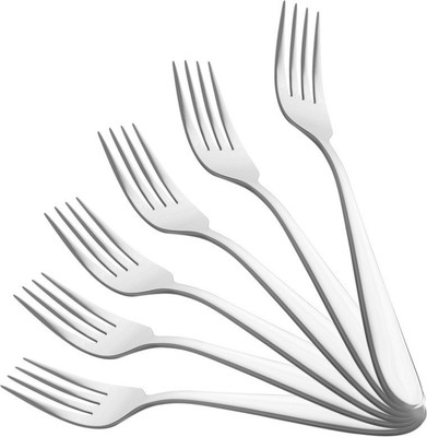 

Shapes Colin 304 grade, 18/10 & Cup Rolled Stainless Steel Serving Fork Set(Pack of 6)