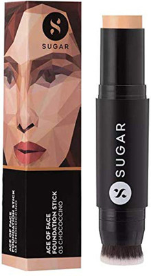

Sugar Cosmetics Ace Of Face Foundation Stick - 03 Chococcino (Medium) Foundation(03 Chococcino (Medium), 5 g)