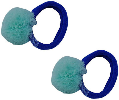 

Trendeela.com Feriha Pom Pom Rubber Band(Turquoise, Blue)