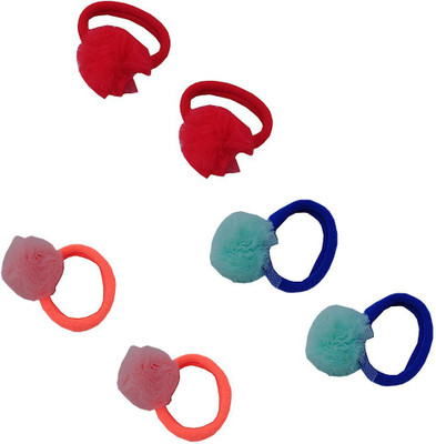 

Trendeela.com Feriha Rubber Combo ( Pack Of 3 Pairs ) Rubber Band(Pink, Blue, Red, Multicolor)