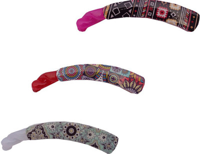 

Trendeela.com Feriha Printed Banana Clips Set of 3 Banana Clip(Multicolor)