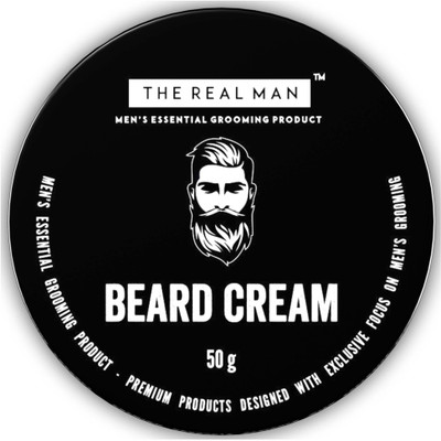 

THE REAL MAN Moisturizing Beard Cream 50g. With Extract of Aleo Vera & Virgin Coconut Oil. Cream(50 g)
