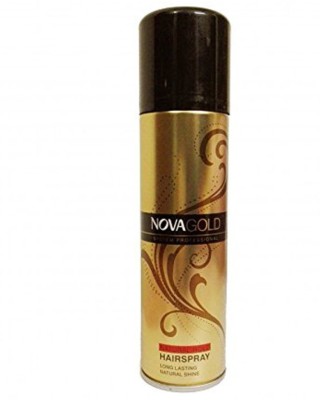 NOVA GOLD SYSTEM PROFESSIONAL SUPER FIRM HOLD HAIRSPRAY LONG LASTING MADE IN U.K Hair Spray(400 ml)