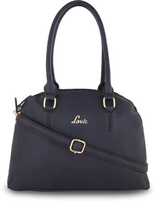 

Lavie Women Evening/Party Blue Leatherette Satchel