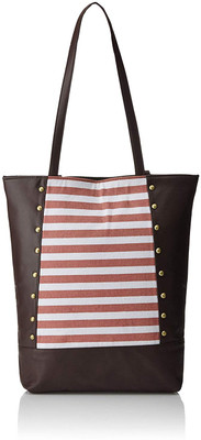 

Kanvas Katha Tote(Brown)