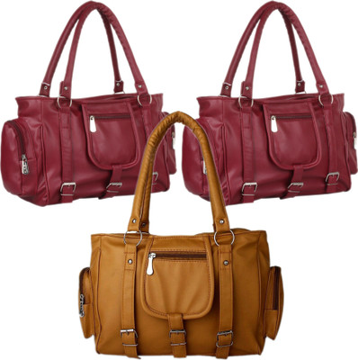 

Mountrex Hand-held Bag(Maroon, Yellow)