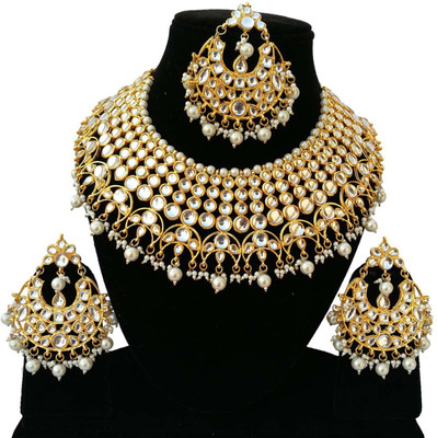 

Finekraft Alloy Jewel Set(White)