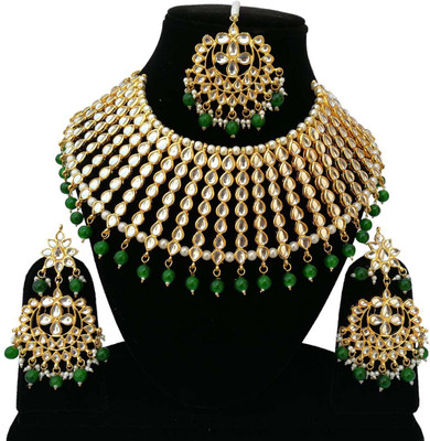 

Finekraft Alloy Jewel Set(Green)