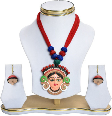 Rai Collection Terracotta Multicolor Jewellery Set(Pack of 1)