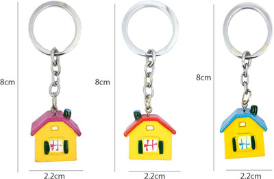 

Blooming Box House Key Chain