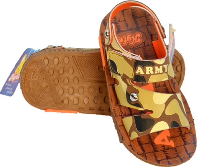 

HYFEX Boys & Girls Velcro Sports Sandals(Multicolor, Tan