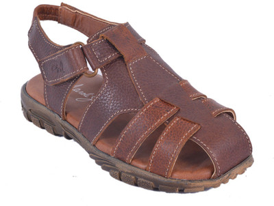 

Mardi Gras Boys Velcro Sports Sandals(Brown
