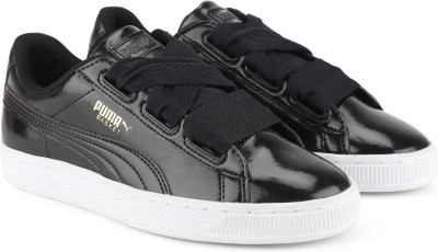 

Puma Girls Lace Sneakers(Black, Black-black