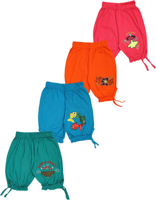 

solai Short For Girls Casual Printed Cotton(Multicolor, Pack of 4