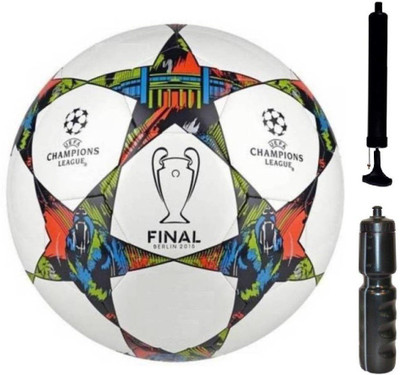 

Aks -multi-champion-football-size-5+Pump+Sipper, Combo Football Kit