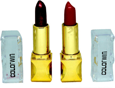 

ADR INTERNATIONAL ADR Combo Color Win Lipstick For Women / Girls (Random Design)(Multi, 10 g)