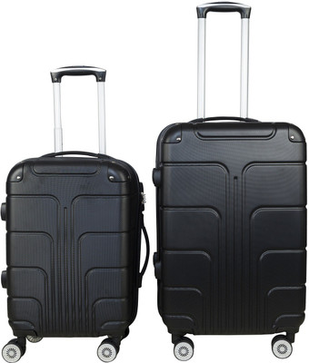 

3g Check-in Suitcase, Cabin Suitcase Combo(Black)