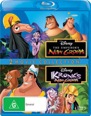 

The Emperor's New Groove and Kronk's New Groove blu-ray region free(Blu-ray English)