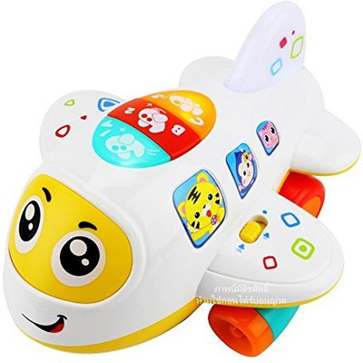 

Toyshine Aeroplane Airbus Interactive Intelligent Toy with Music and Lights(Multicolor)