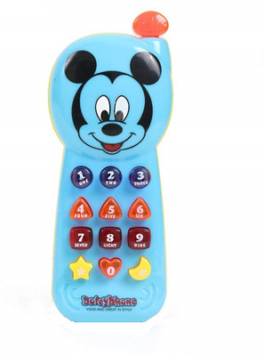 

Mahvi Toys Learning Cartoon Mouse Mobile Phone with Projector Toy(Multicolor)