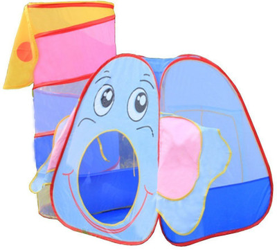 

Pacific Toys Big Elephant Tunnel Popup Play Tent House(Multicolor)