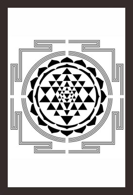 Mad Masters Mandala 1 Piece wooden framed painting |Wall Art | Home Décor | Painting Art | Unique Design | Attractive Frames Digital Reprint 18 inch x 12 inch Painting(With Frame)