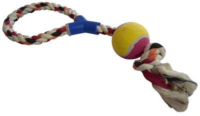 

W9 High Quality Rope With Tennis Ball Toy For Dog Cotton Chew Toy For Dog