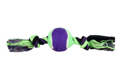 

W9 High Quality Tennis Ball Cotton Rope Toy For Puppy-Small Cotton Chew Toy For Dog