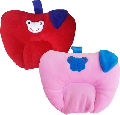 

My New Born Heart Shape Baby Pillow Pack of 2(Red, Pink)