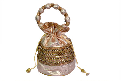 

Craft Trade Embeliished Wheatish Potli Potli(Multicolor)