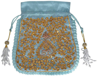 

Lal Haveli BAG01282 Potli(Blue)