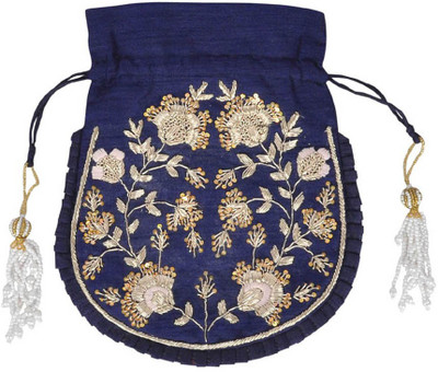 

Lal Haveli BAG01283 Potli(Blue)