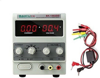 

BAKKU BK-1502DD Sophisticated Digital Regulated DC Power Supply 5 volt 2.1 Amp Digital LED Screen 430 Watts PSU(Cream)