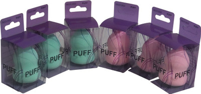 

Mopi Makeup Beauty Foundation Cream Powder Liquid Blender Spong Puff pink and green pack of 6