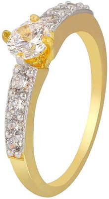 

Muchmore Alloy Gold-plated Plated Ring, White