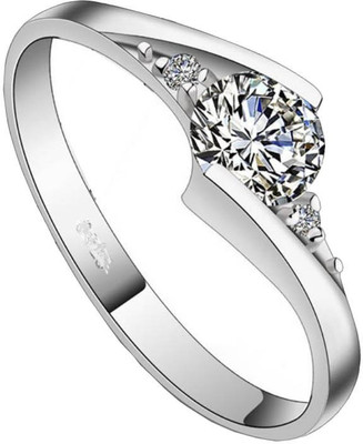 

ZEVRR Alloy Cubic Zirconia Platinum Plated Ring