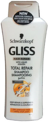

Schwarzkopf TOTAL HAIR REPAIR SHAMPOO WITH LIQUID KERATIN (400 ml)(400 ml)