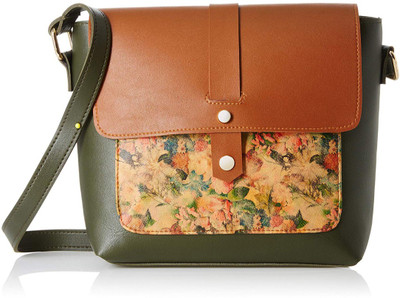 

Kanvas Katha Women Casual Multicolor PU Sling Bag