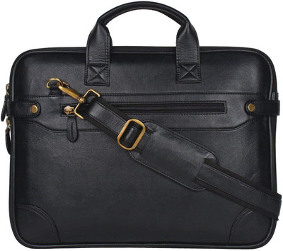 

MPK PERFECT Men & Women Formal, Casual Black Genuine Leather Messenger Bag
