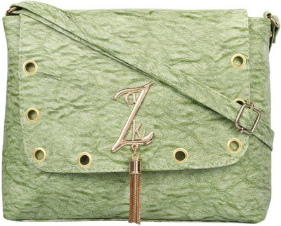 

REYAZ@JAIBUN Women Casual Green PU Sling Bag